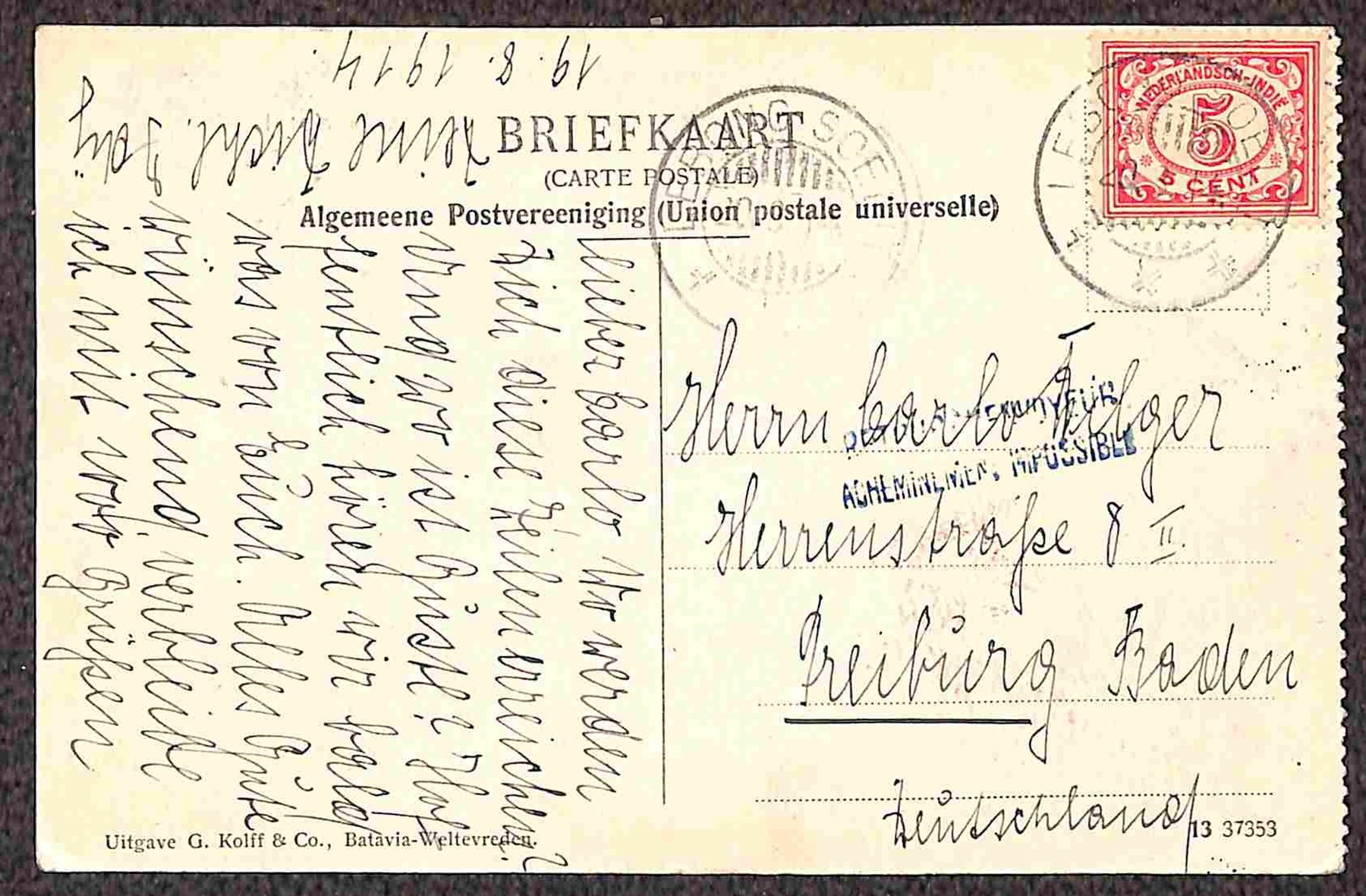 Olanda / Posta Ordinaria