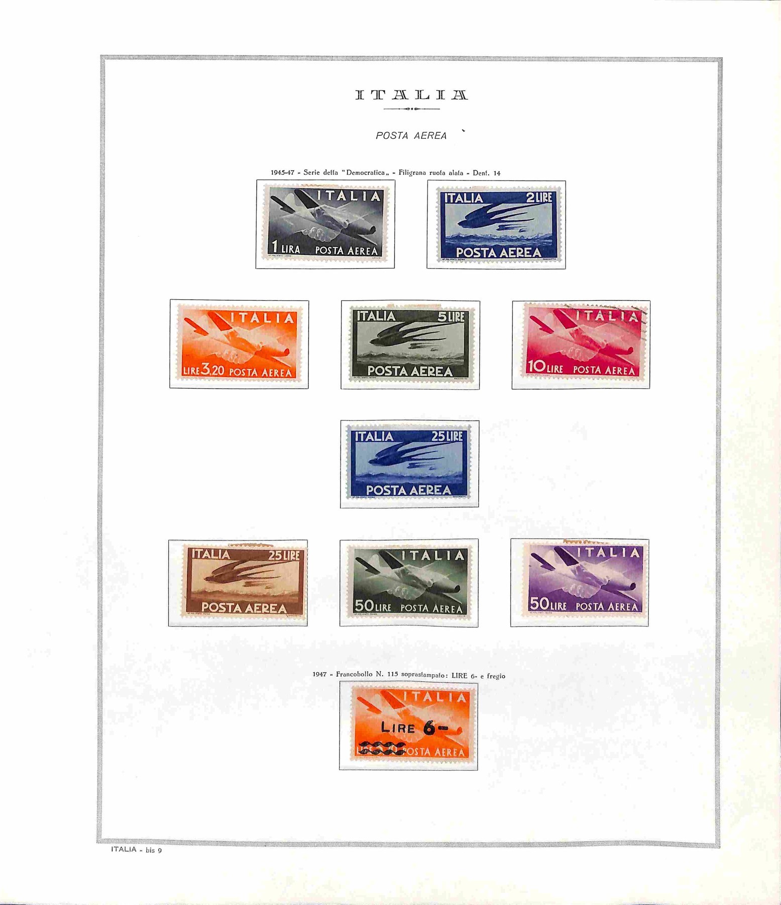 Italia / Repubblica / Posta Ordinaria