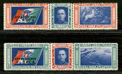 Italia / Regno / Vittorio Emanuele III / Posta Aerea