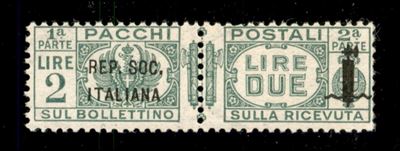 Italia / Rsi / Provvisori / Pacchi Postali