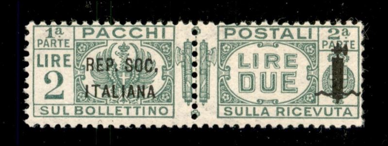 Italia / Rsi / Provvisori / Pacchi Postali