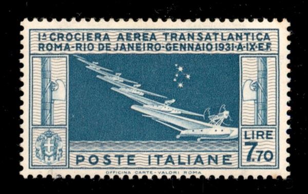 ITALIA / Regno / Vittorio Emanuele III / Posta aerea