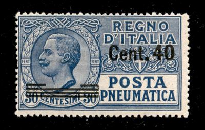 Italia / Regno / Vittorio Emanuele III / Posta Pneumatica