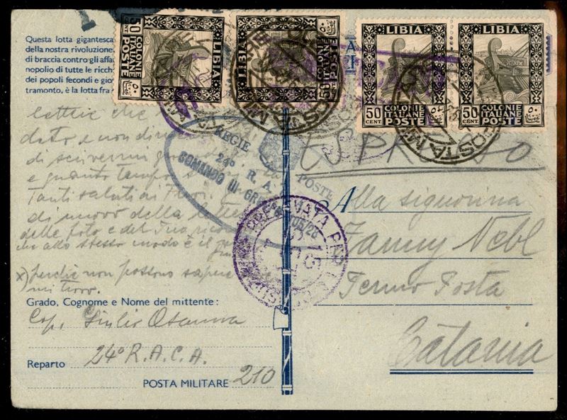 Italia / Colonie / Libia / Posta Militare