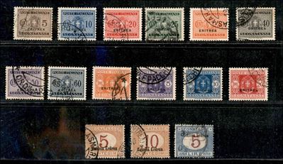 Italia / Colonie / Eritrea / Segnatasse