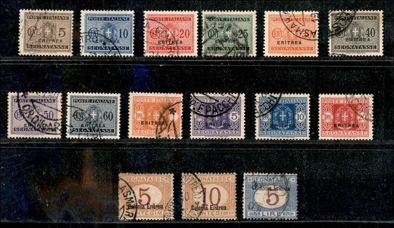 Italia / Colonie / Eritrea / Segnatasse