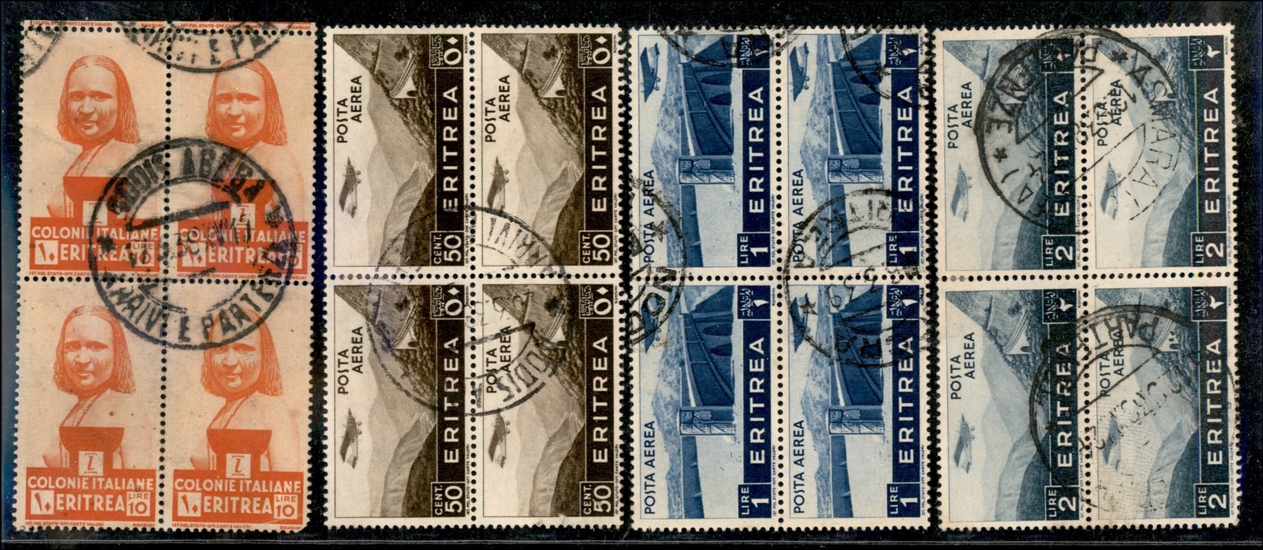 Italia / Colonie / Eritrea / Posta Ordinaria + Aerea