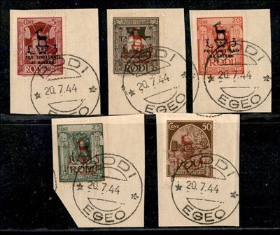 Italia / Occupazioni Straniere delle Colonie / Occupazione Tedesca / Egeo / Posta Ordinaria