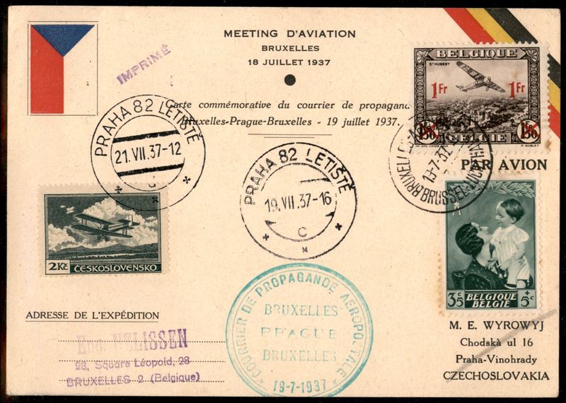 Belgio / Aerogrammi