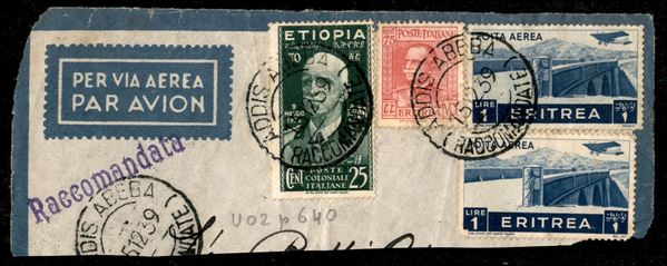 ITALIA / Colonie / Etiopia / Posta aerea