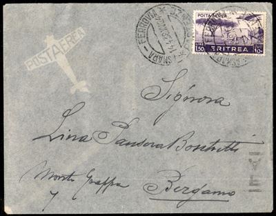 Italia / Colonie / Eritrea / Aerogrammi