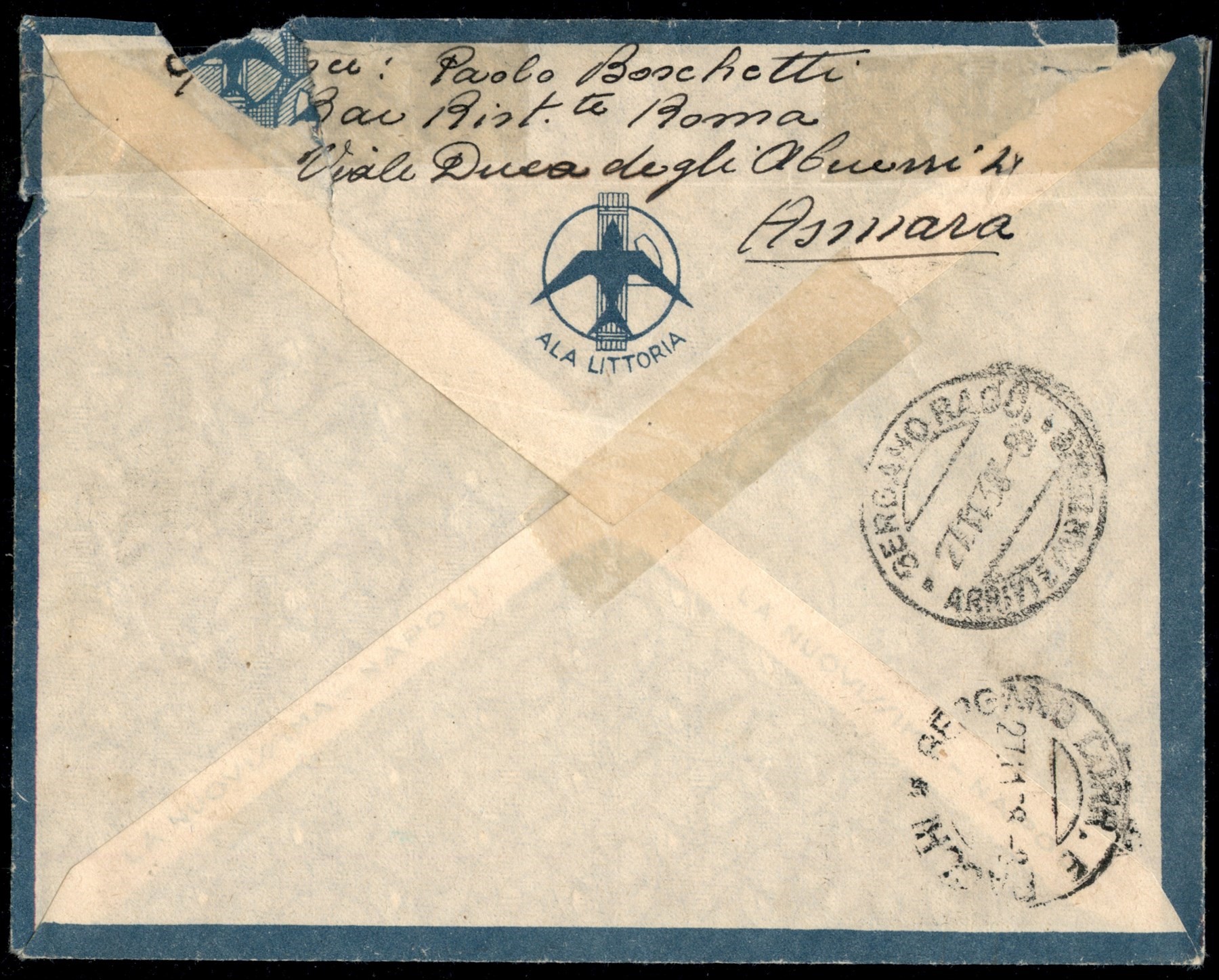 Italia / Colonie / Eritrea / Aerogrammi