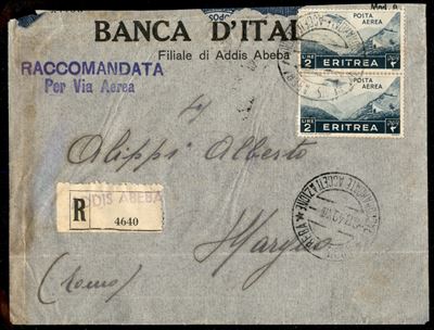 Italia / Colonie / Etiopia / Aerogrammi