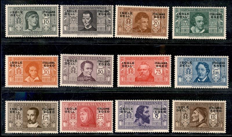 Italia / Colonie / Egeo / Emissioni Generali / Posta Ordinaria + Aerea