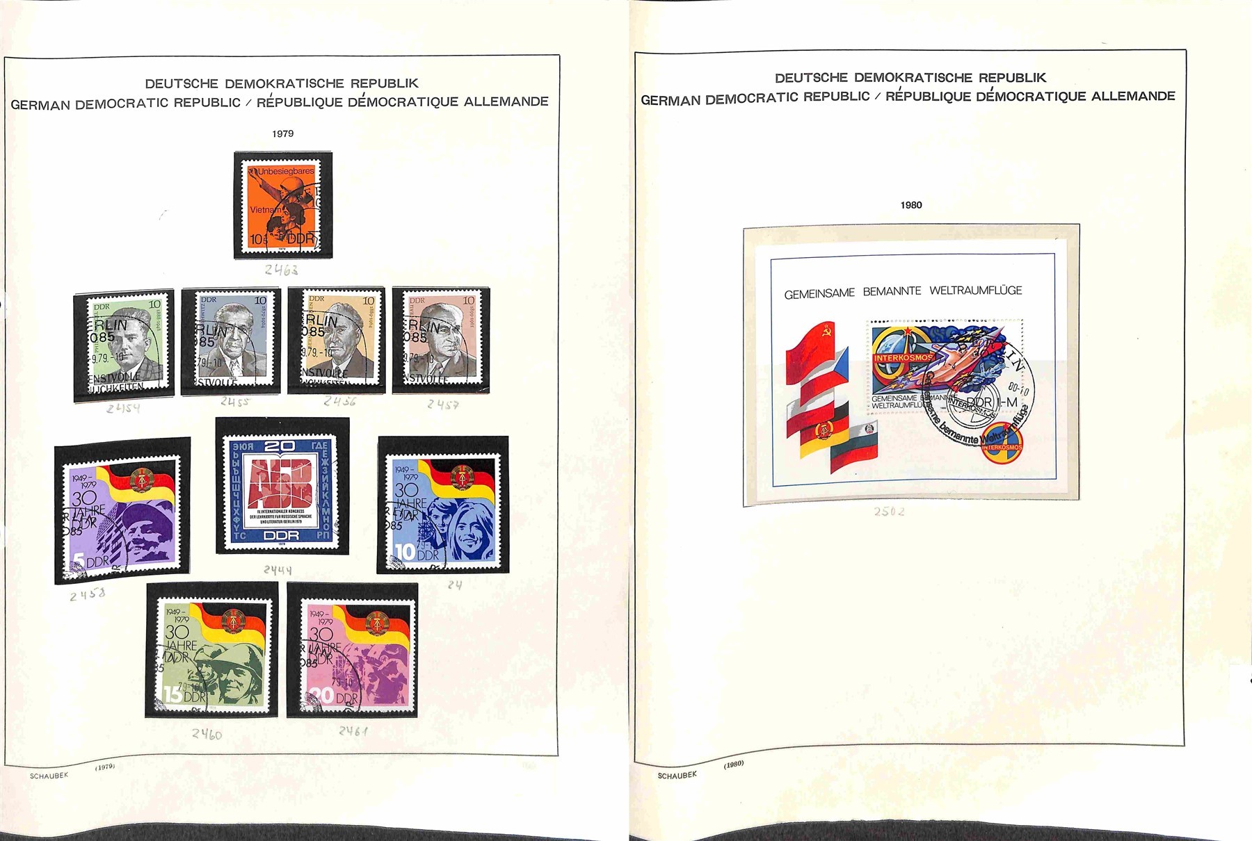Germania / Ddr / Posta Ordinaria