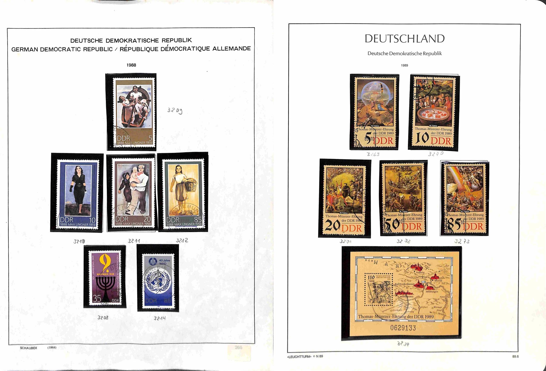 Germania / Ddr / Posta Ordinaria