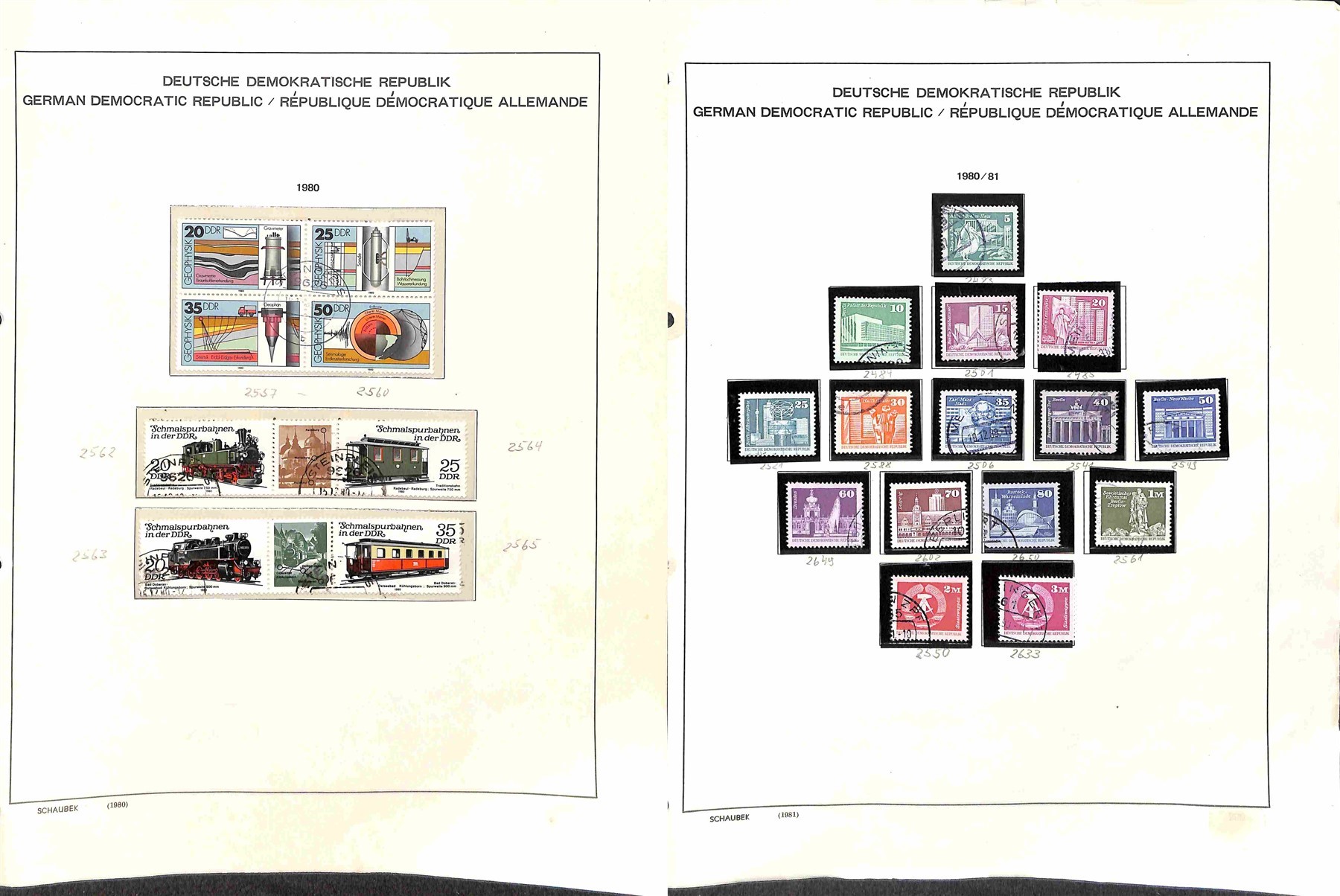 Germania / Ddr / Posta Ordinaria