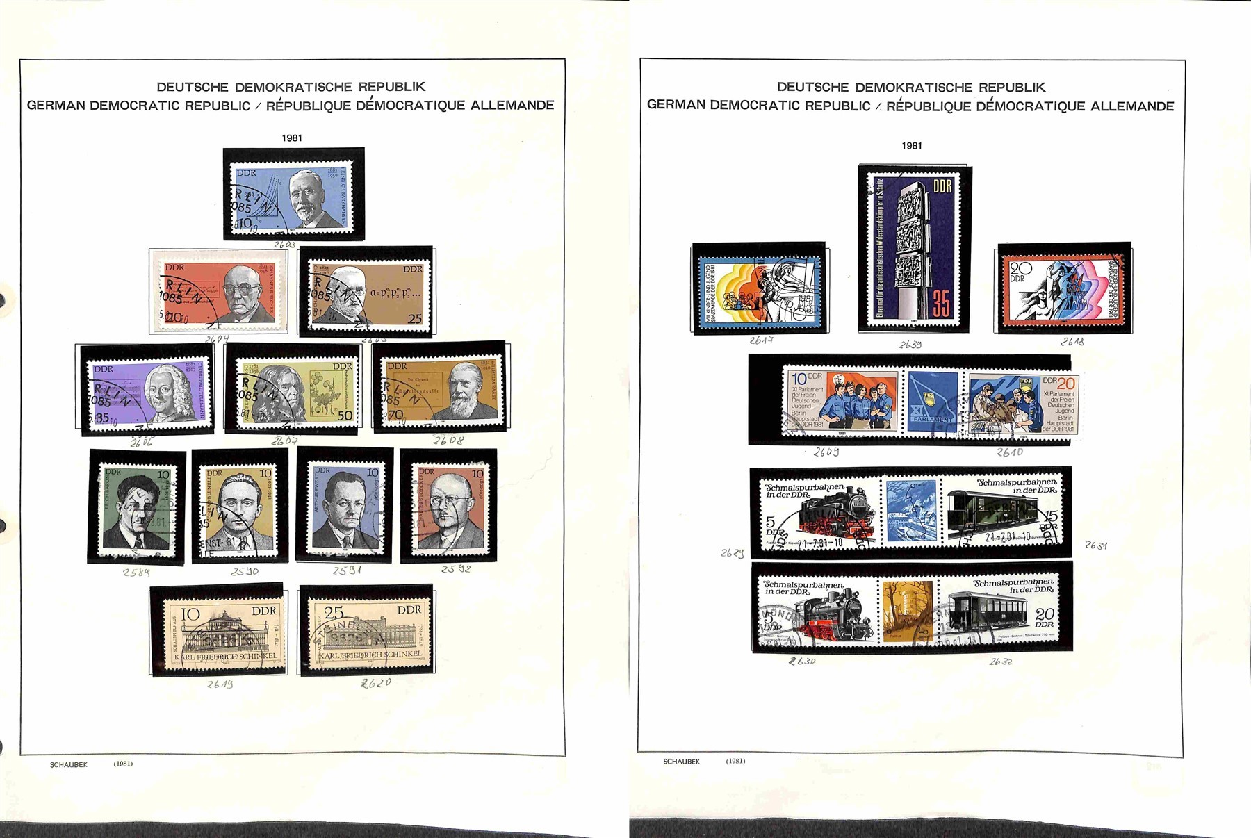 Germania / Ddr / Posta Ordinaria