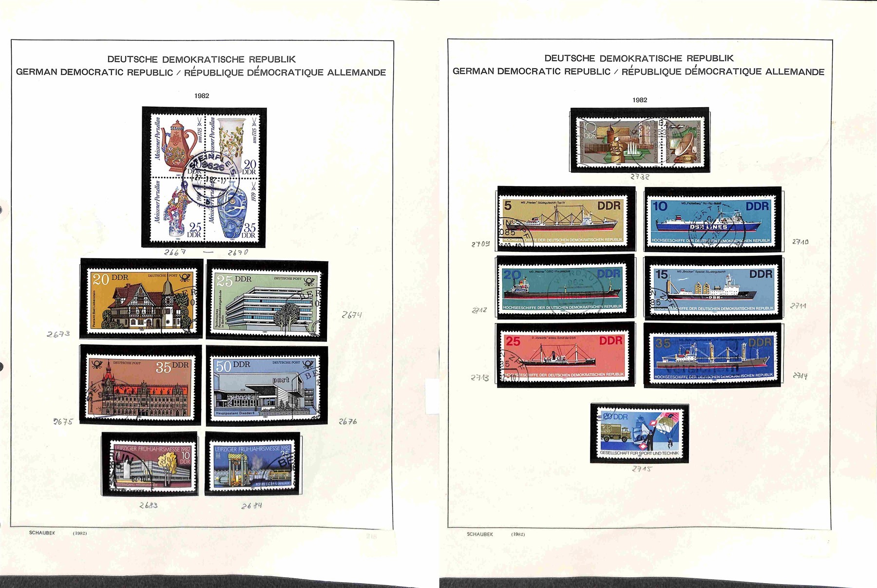 Germania / Ddr / Posta Ordinaria