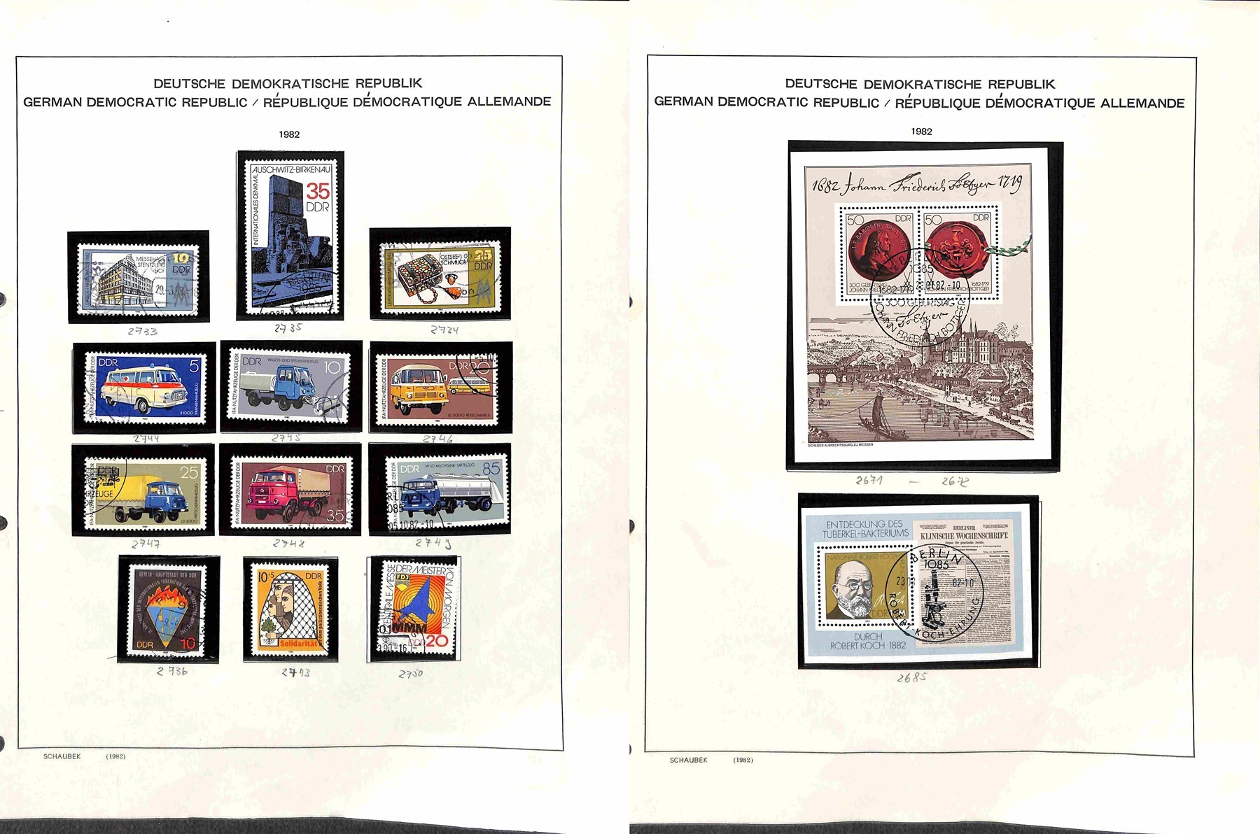 Germania / Ddr / Posta Ordinaria