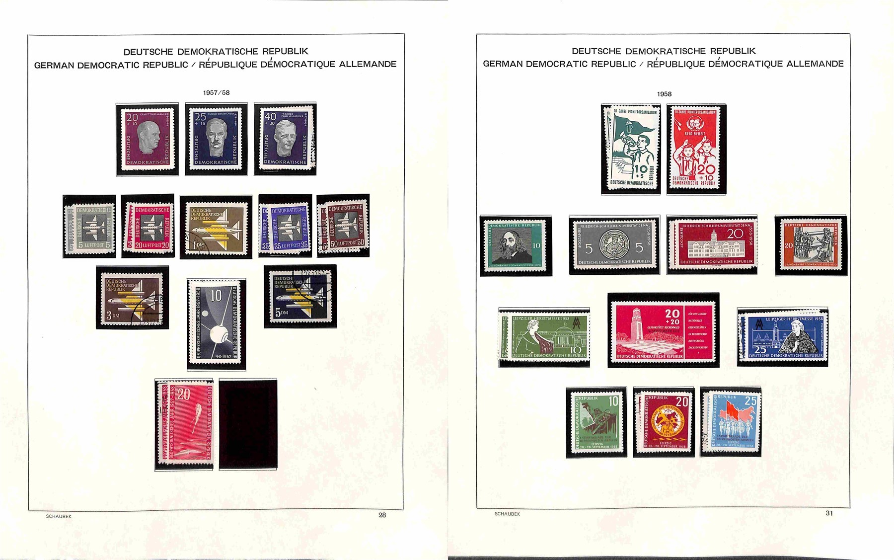 Germania / Ddr / Posta Ordinaria