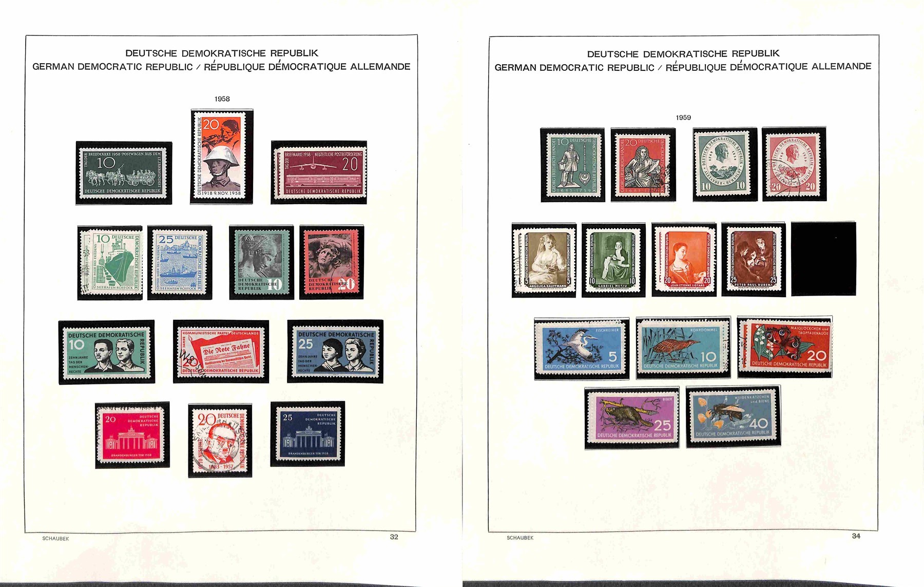 Germania / Ddr / Posta Ordinaria