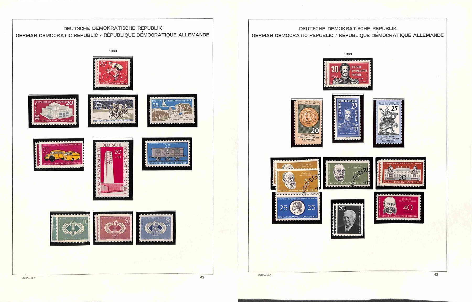Germania / Ddr / Posta Ordinaria