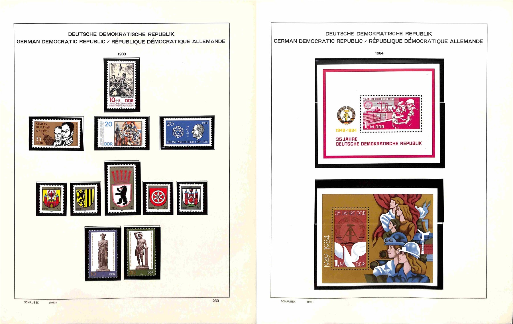 Germania / Ddr / Posta Ordinaria
