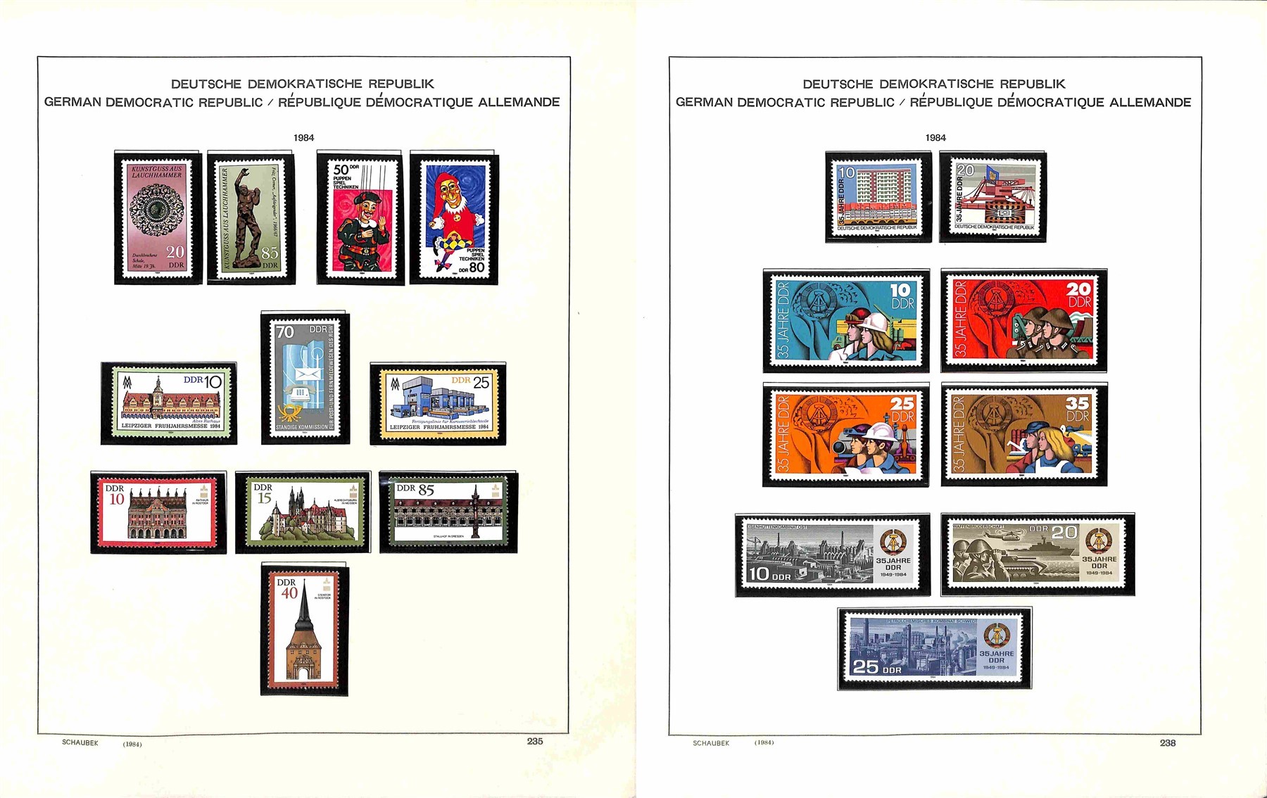 Germania / Ddr / Posta Ordinaria