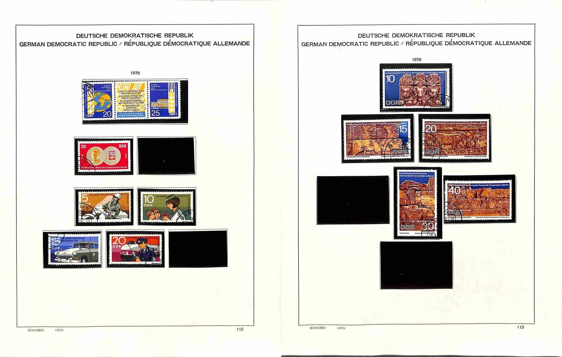 Germania / Ddr / Posta Ordinaria