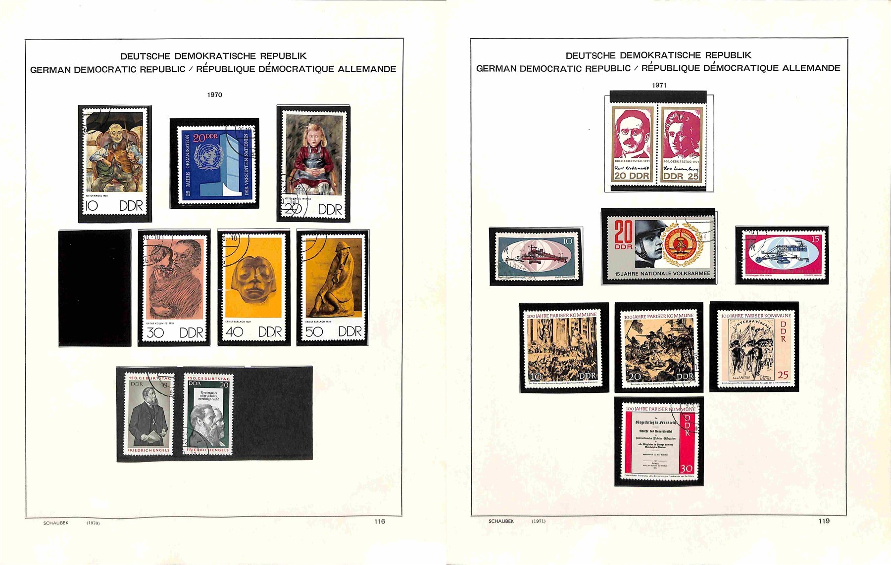Germania / Ddr / Posta Ordinaria