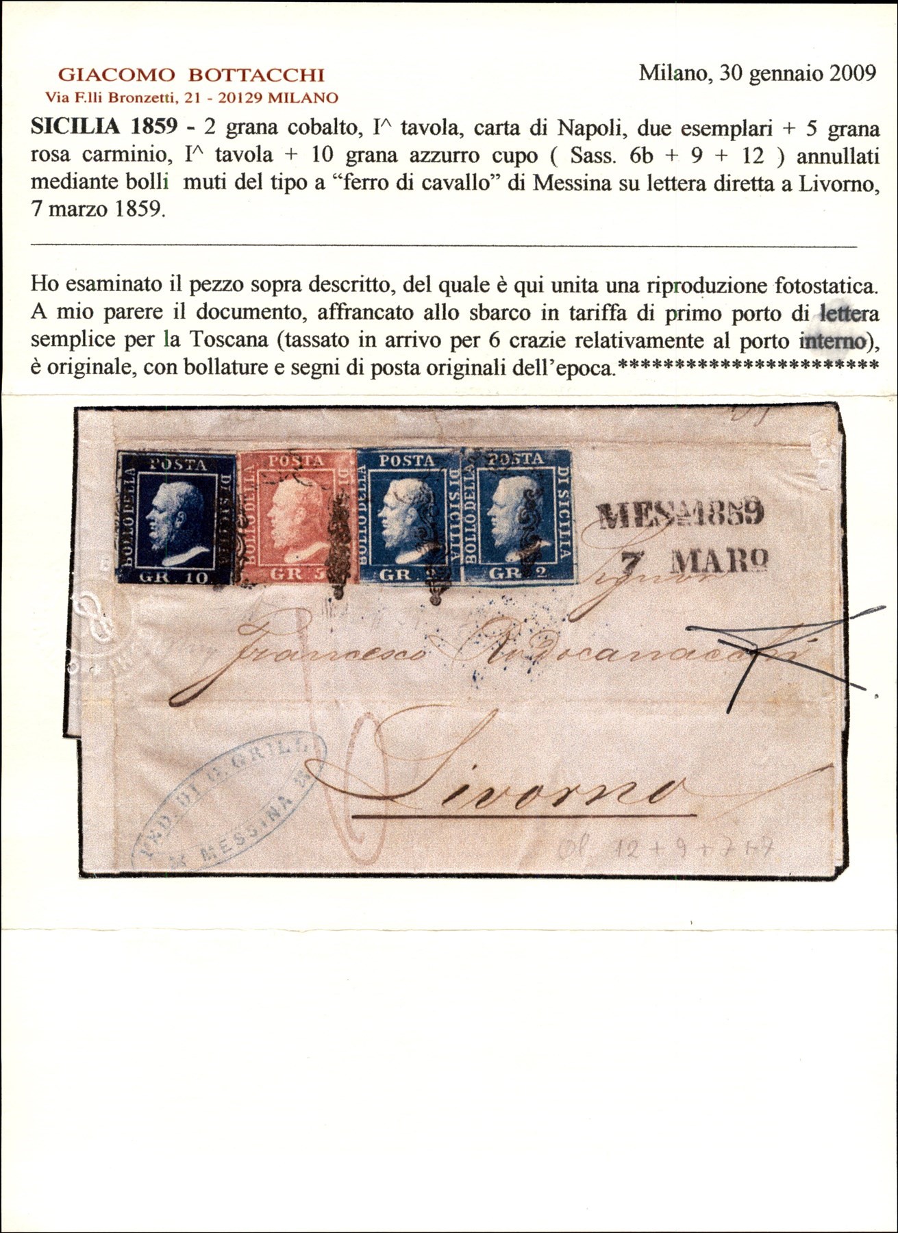 Italia / Antichi Stati Italiani / Sicilia / Posta Ordinaria