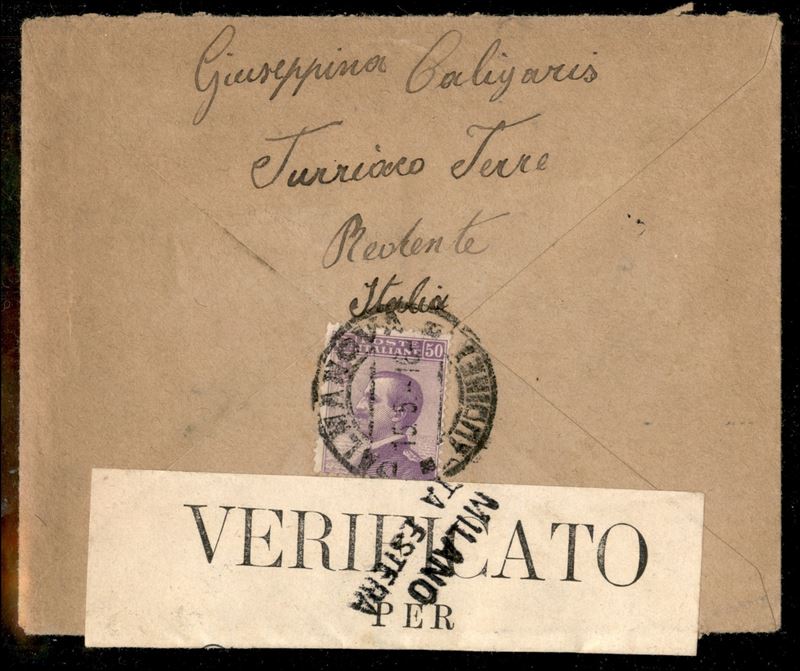 Italia / Regno / Vittorio Emanuele III / Posta Militare