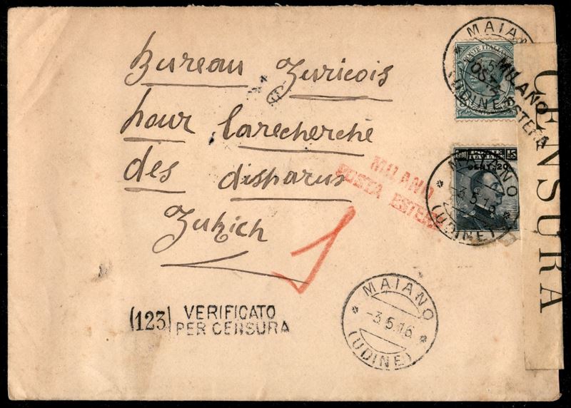 Italia / Regno / Vittorio Emanuele III / Posta Militare