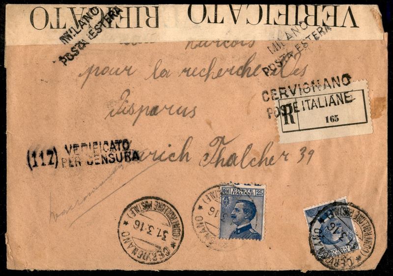 Italia / Regno / Vittorio Emanuele III / Posta Militare