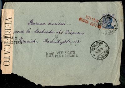 Italia / Regno / Vittorio Emanuele III / Posta Militare