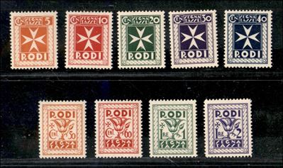 Italia / Colonie / Egeo / Emissioni Generali / Segnatasse