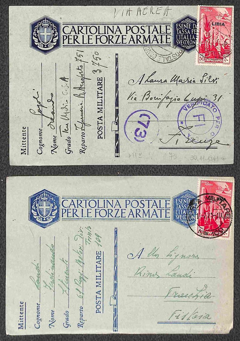 Italia / Colonie / Libia / Posta Militare