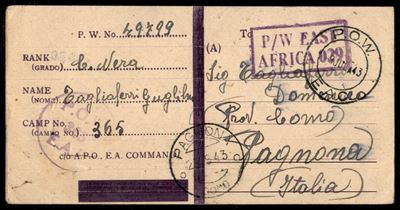 Italia / Regno / Vittorio Emanuele III / Posta Militare