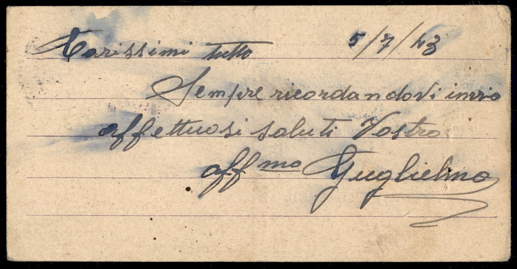 Italia / Regno / Vittorio Emanuele III / Posta Militare