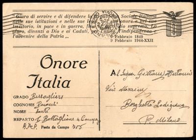 Italia / Rsi / Posta Ordinaria