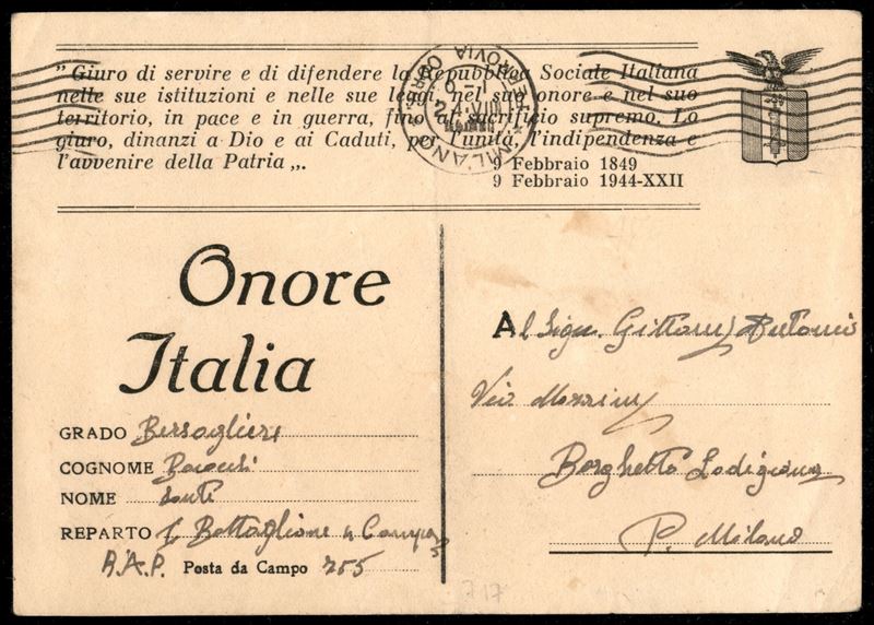 Italia / Rsi / Posta Ordinaria
