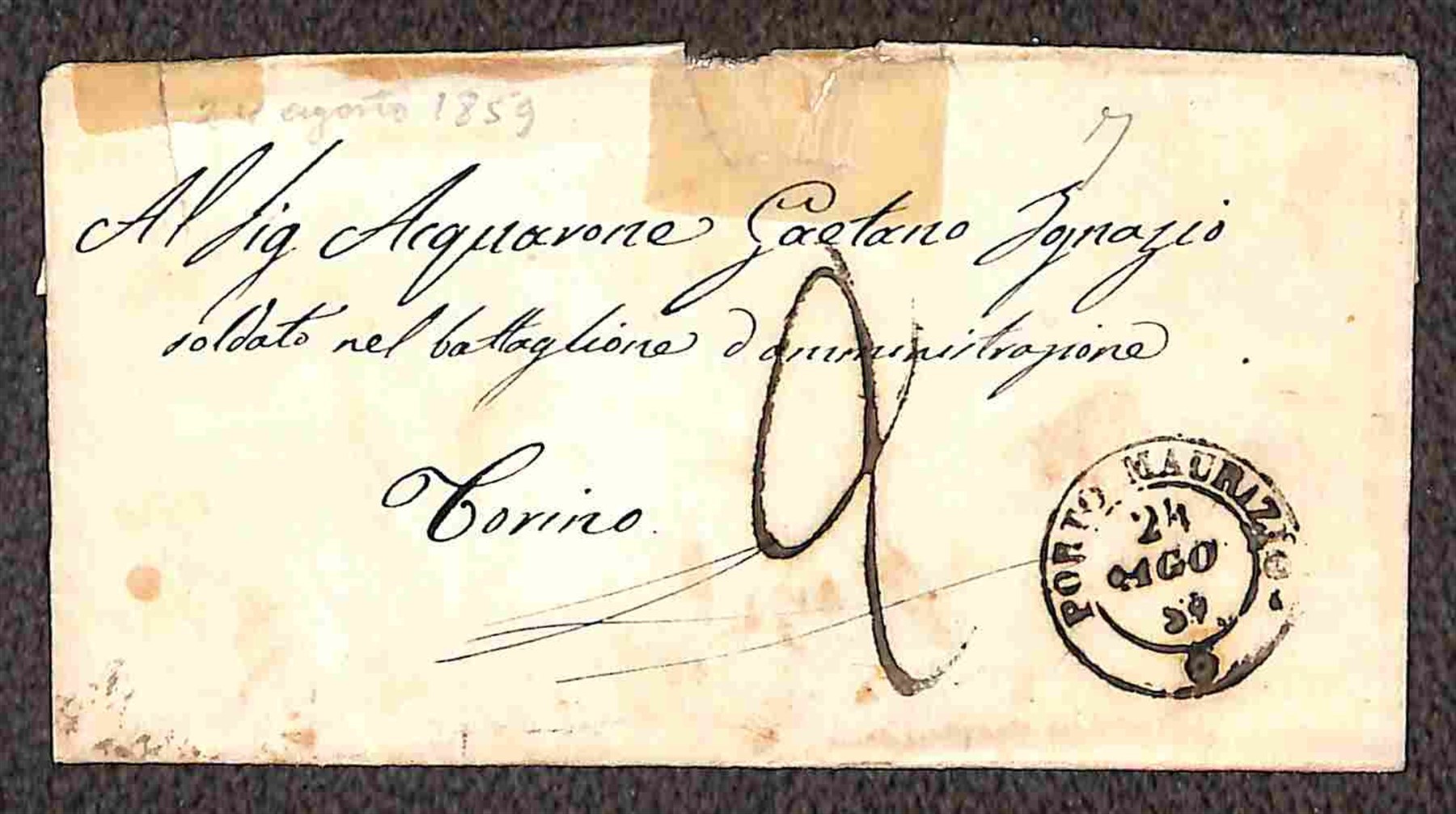 ITALIA / Antichi Stati Italiani / Sardegna / Posta militare