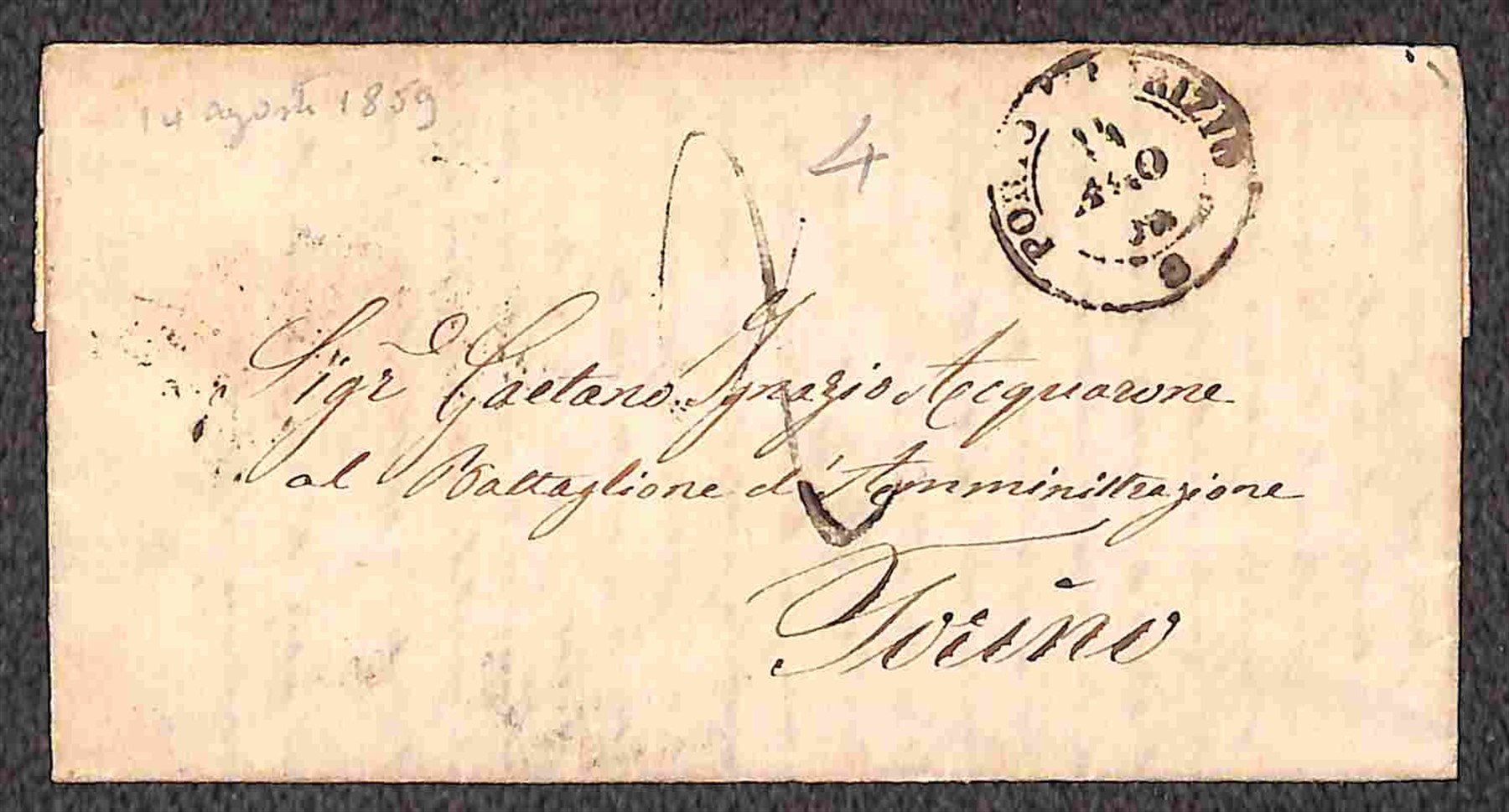 ITALIA / Antichi Stati Italiani / Sardegna / Posta militare