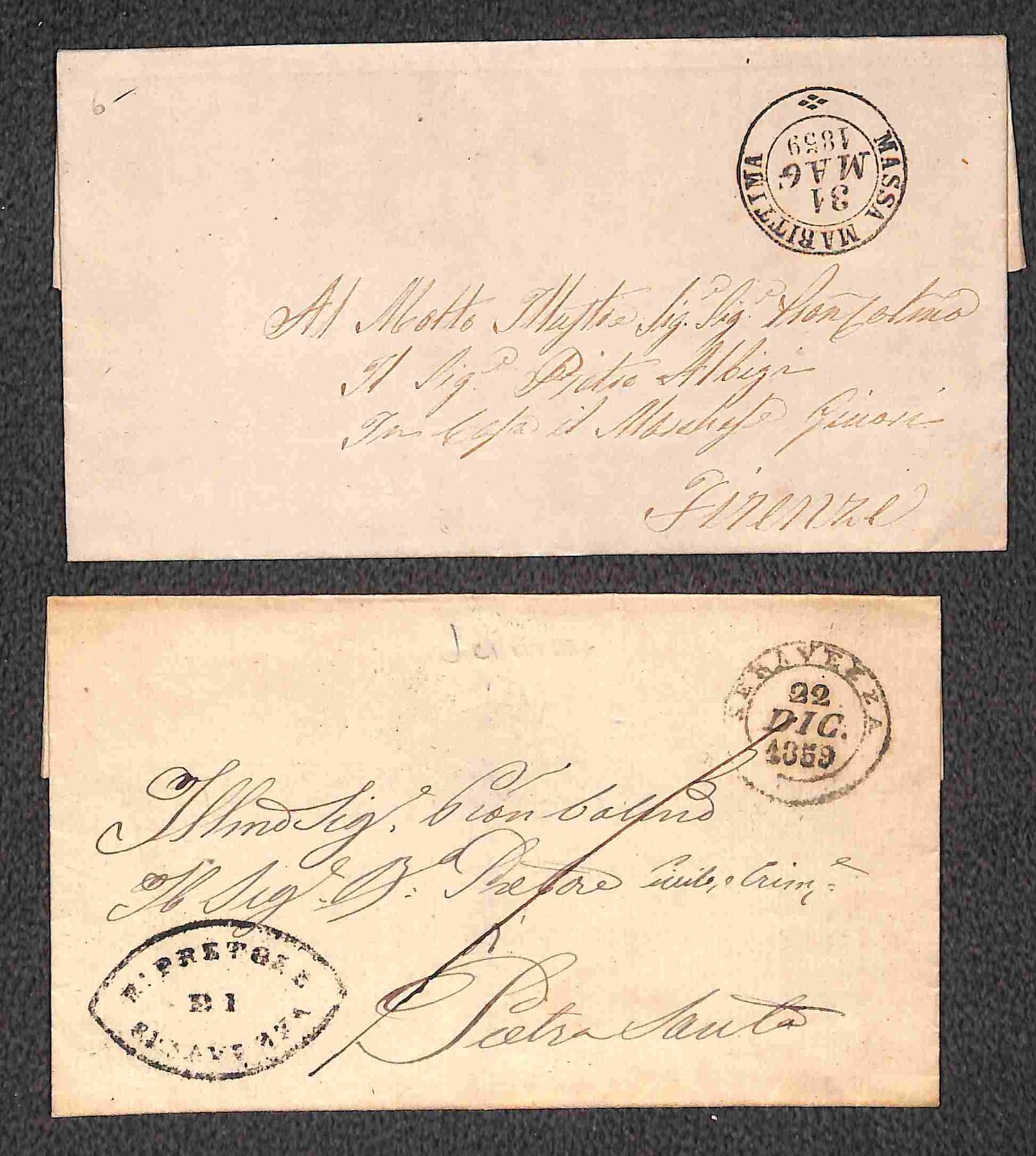 ITALIA / Antichi Stati Italiani / Toscana / Governo Provvisorio / Posta ordinaria