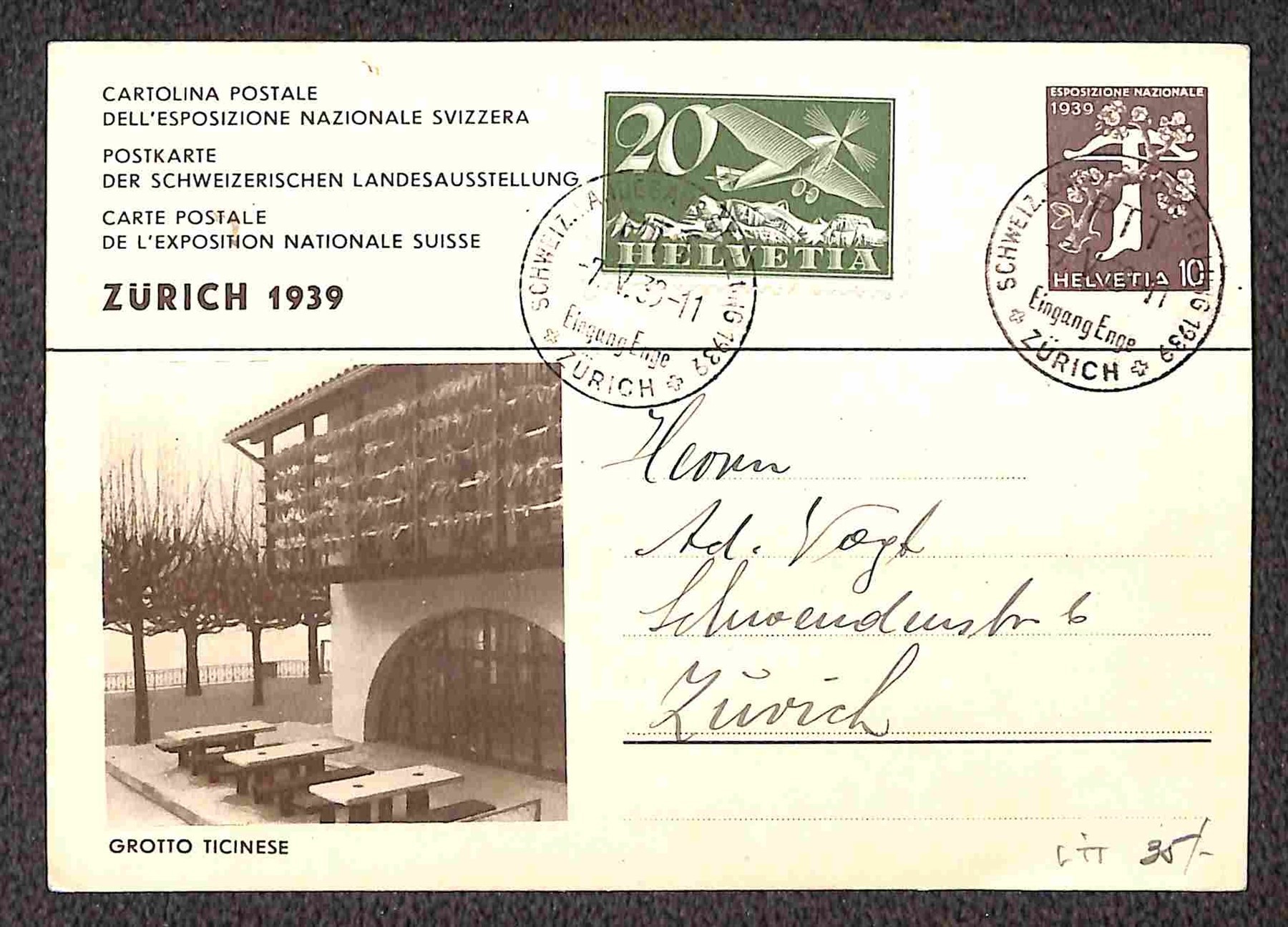 Svizzera / Posta Ordinaria