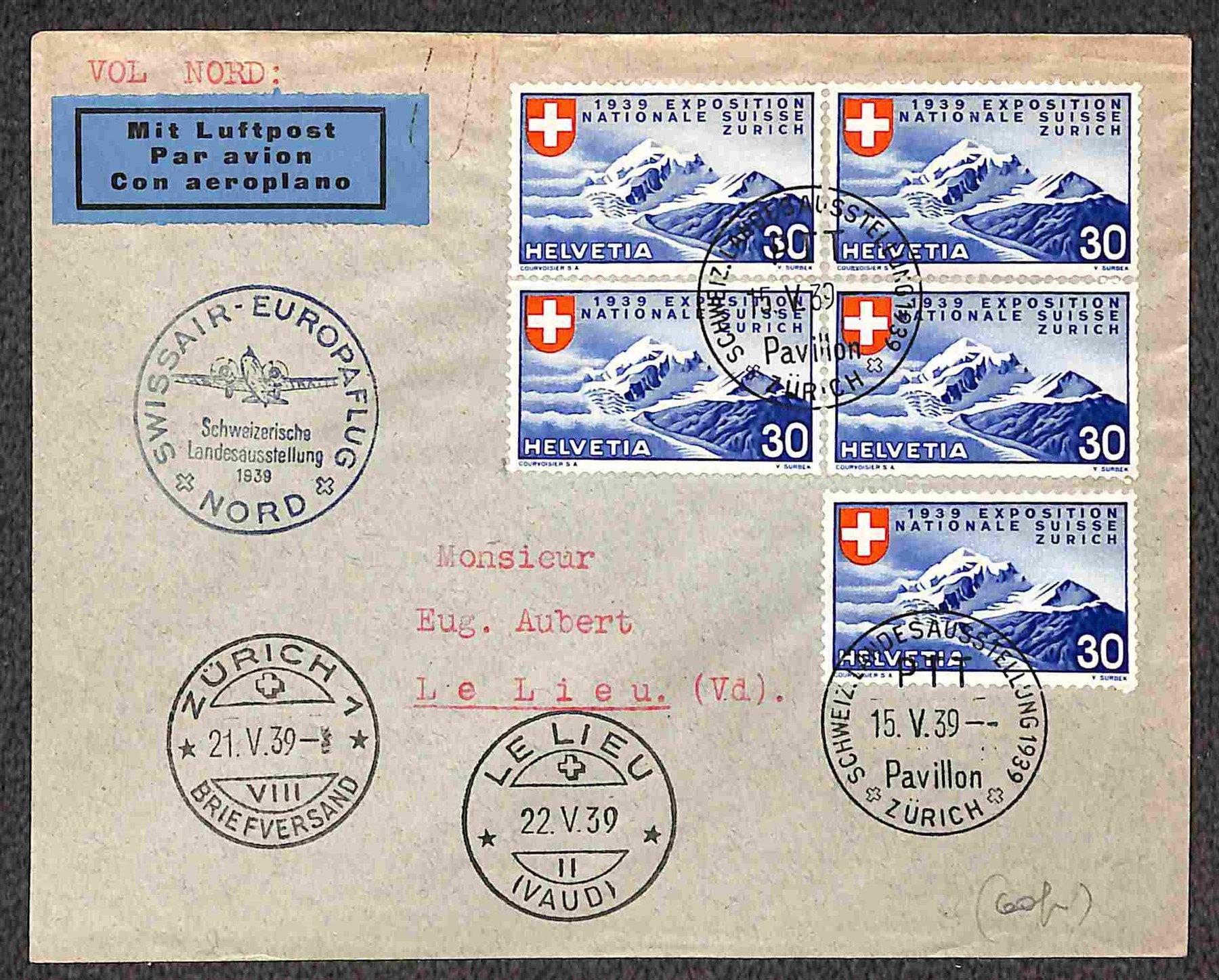 Svizzera / Aerogrammi