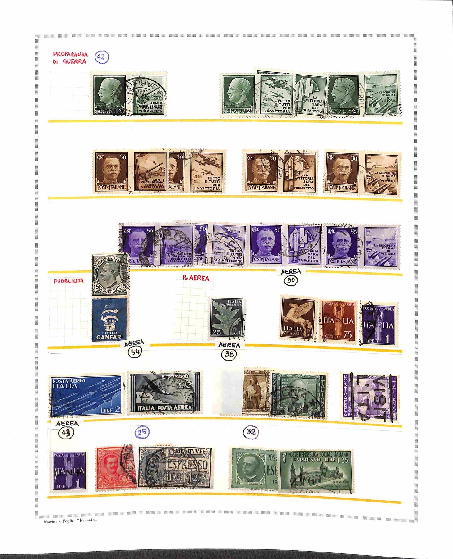 Italia / Regno / Posta Ordinaria