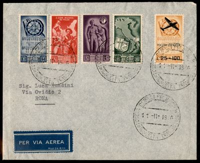 Italia / Corpo Polacco / Posta Ordinaria + Aerea