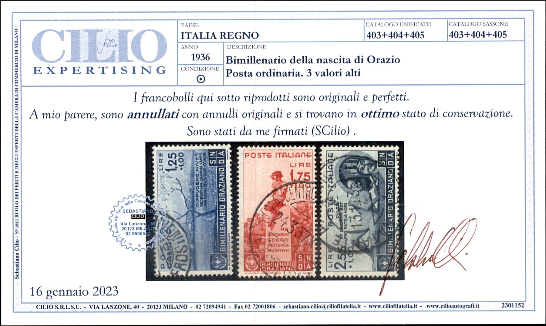 Italia / Regno / Vittorio Emanuele III / Posta Ordinaria